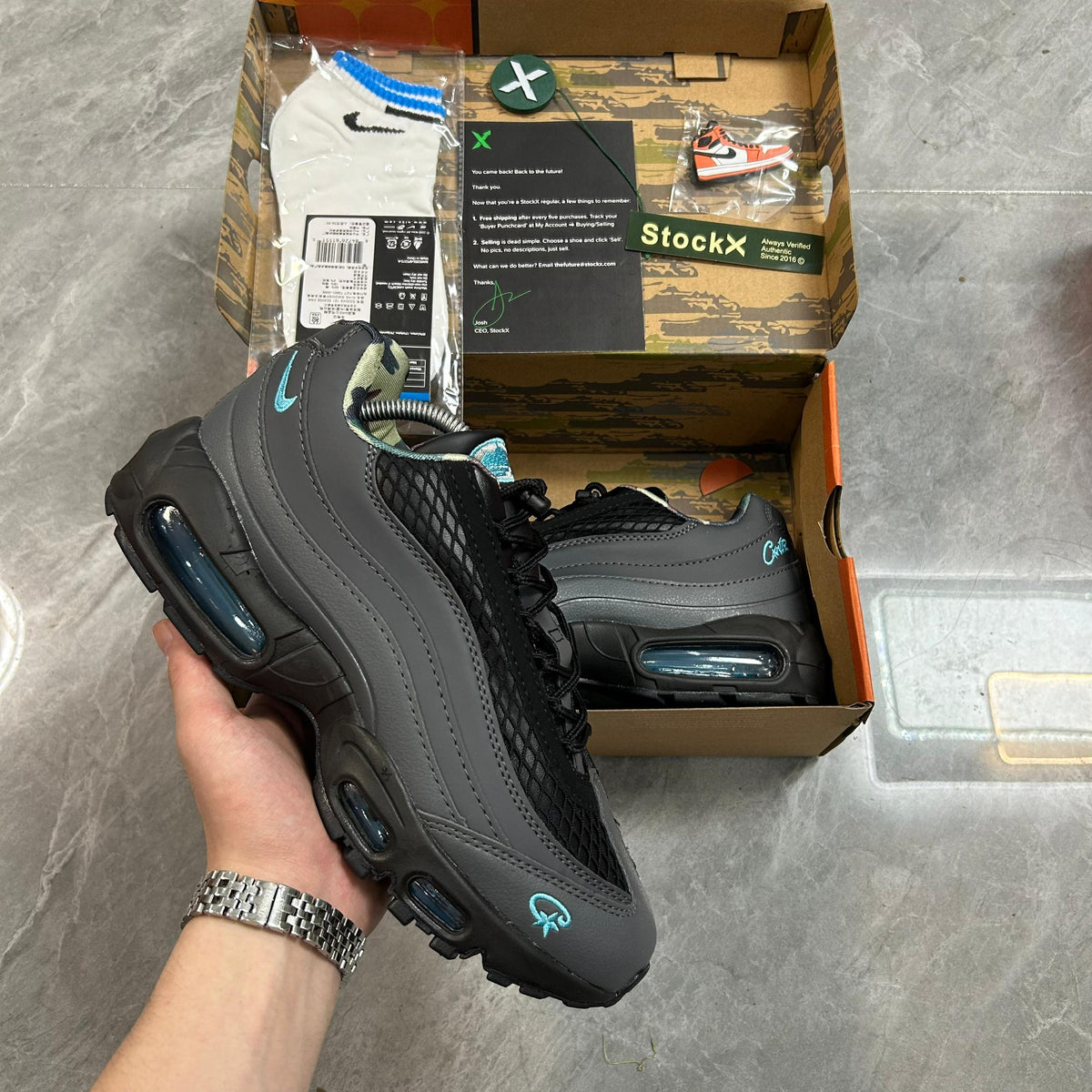 Corteiz x Nike Air Max 95 "Aegean Storm"