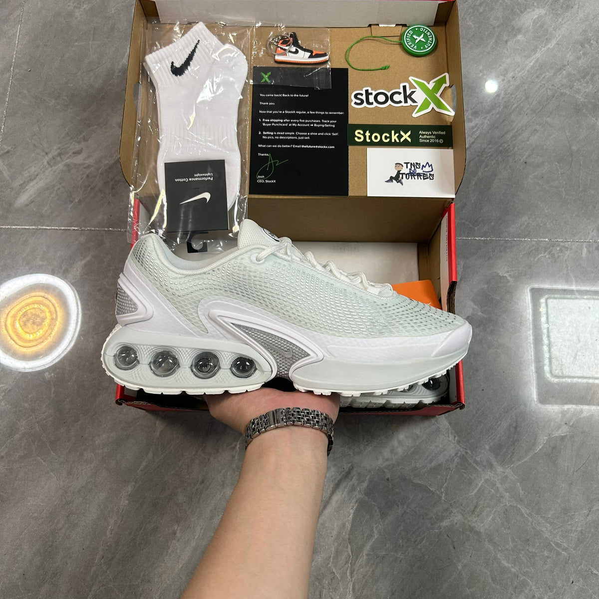 Air Max DN "White Metallic Silver"