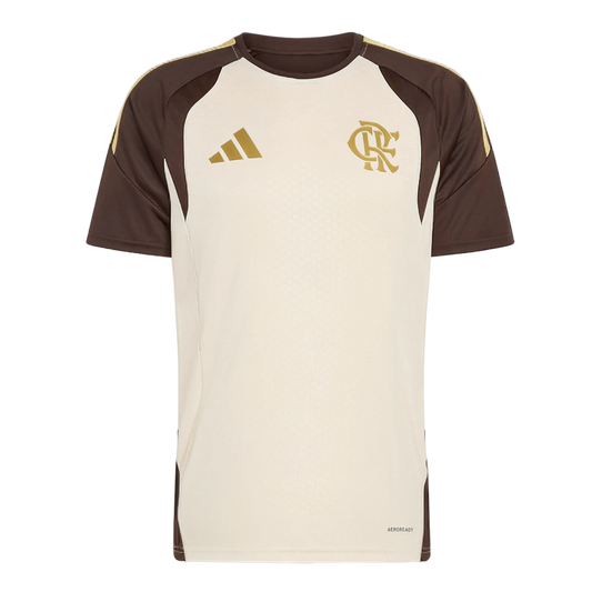 CAMISA DO FLAMENGO 26/27 TREINO - MARROM CLARO