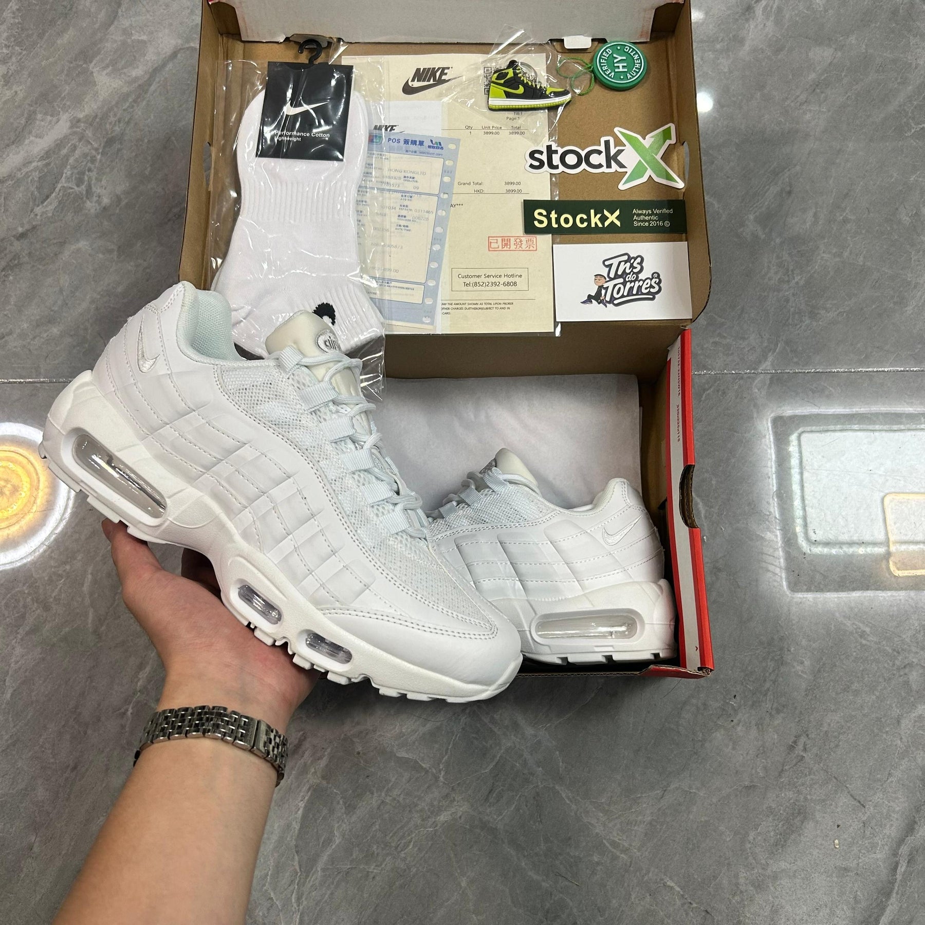 Air Max 95 "Triple White"