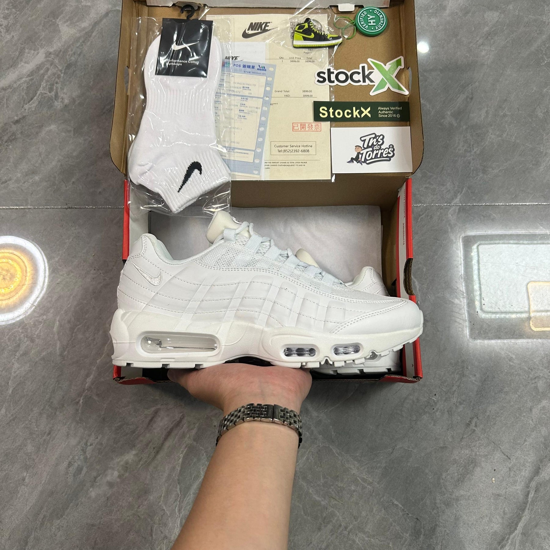 Air Max 95 "Triple White"