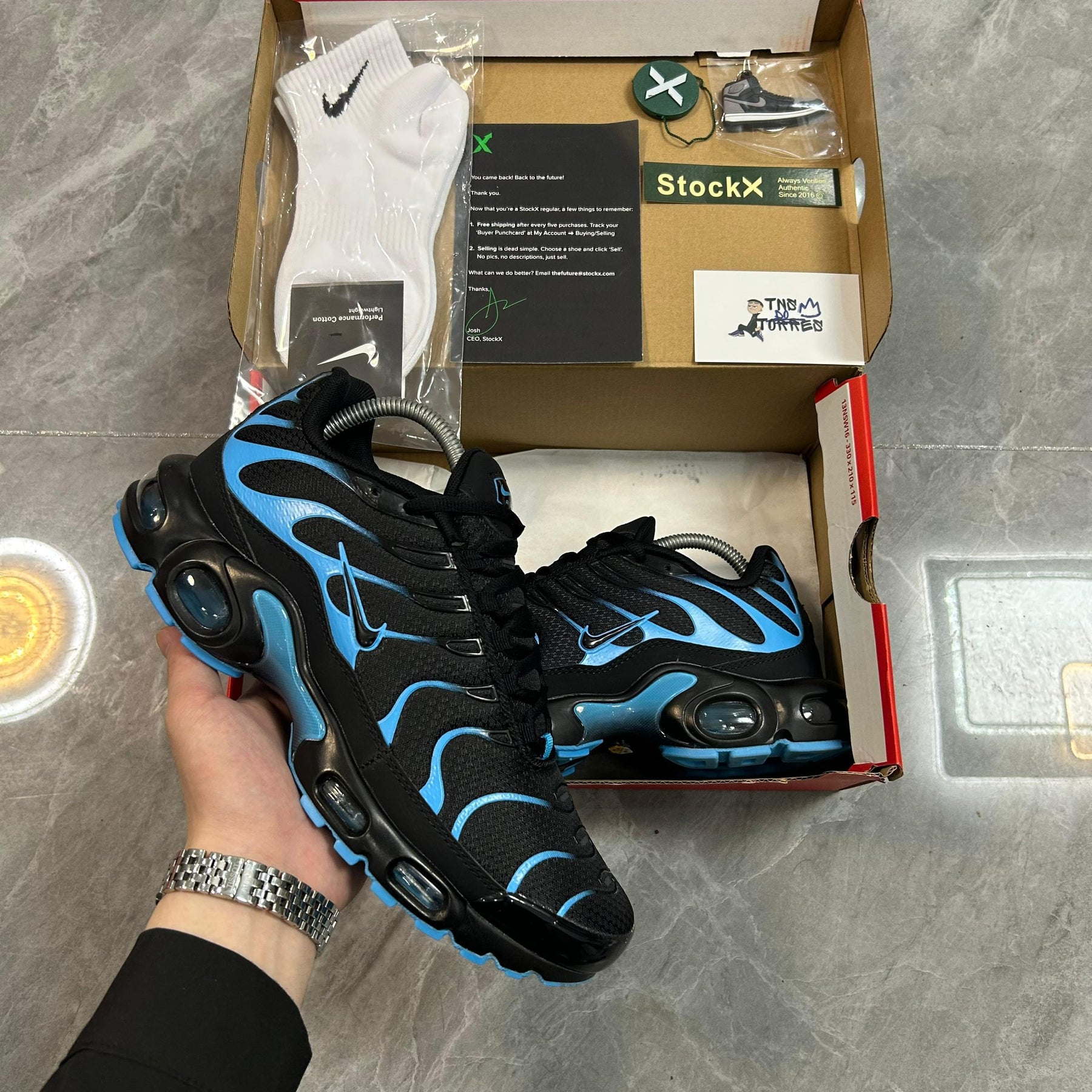 Air Max TN Plus Black University Blue