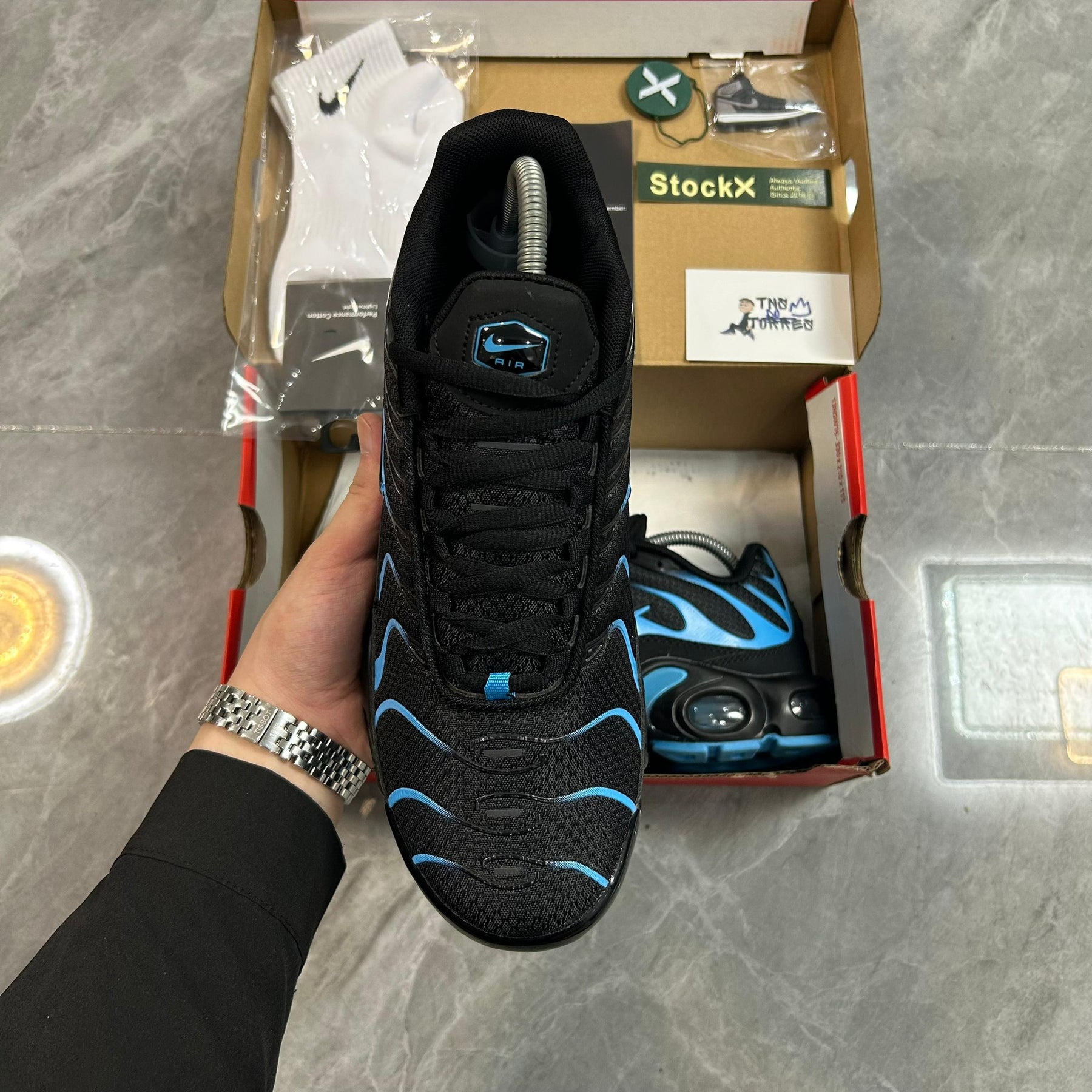 Air Max TN Plus Black University Blue