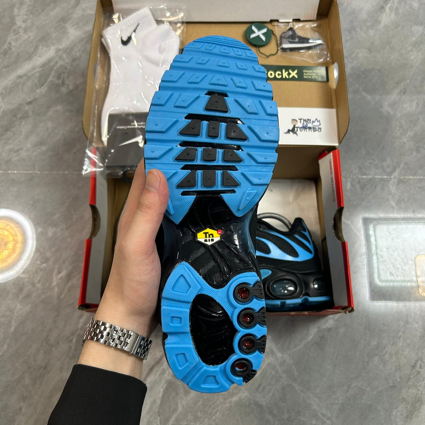 Air Max TN Plus Black University Blue