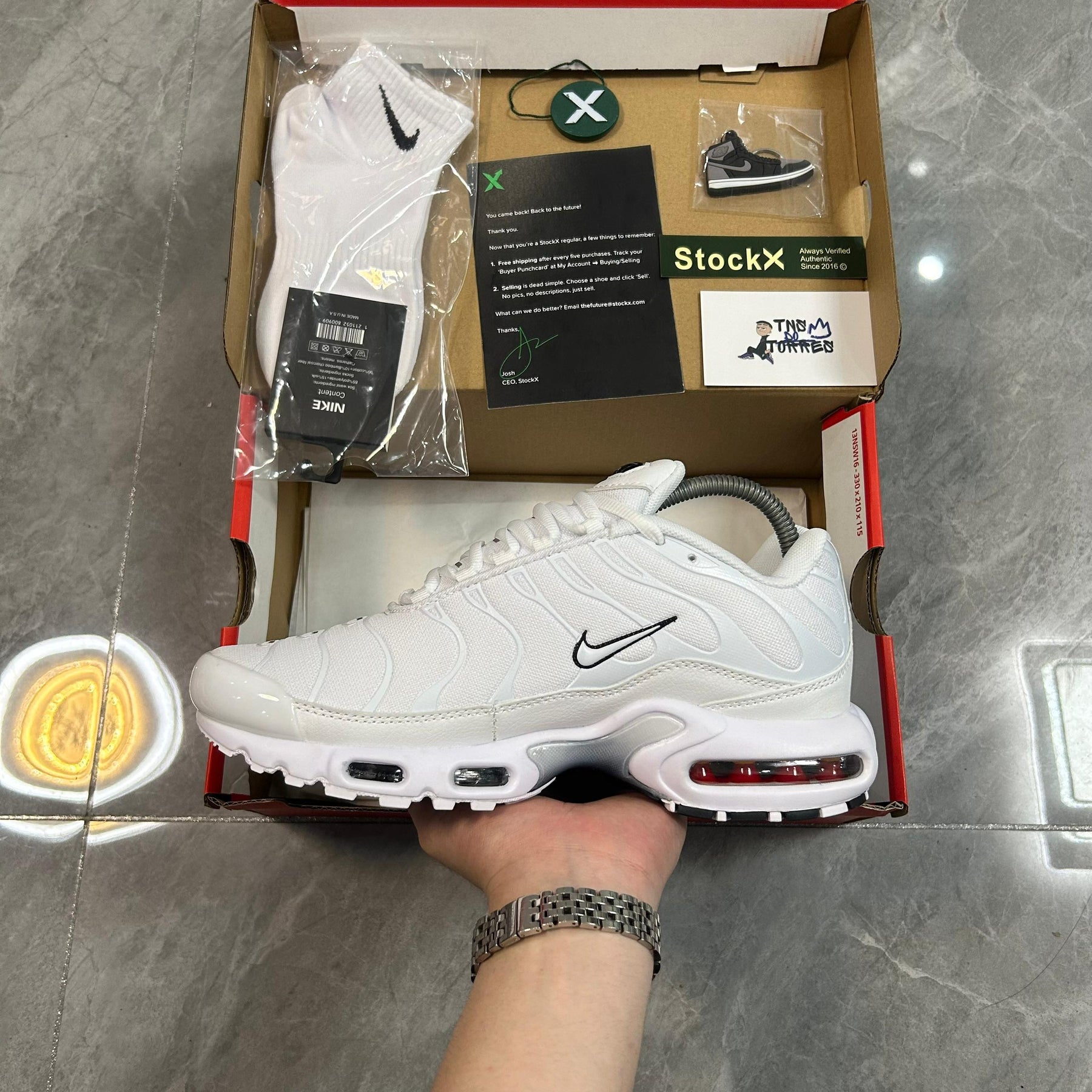 Air Max Plus TN 1 “White/Black”