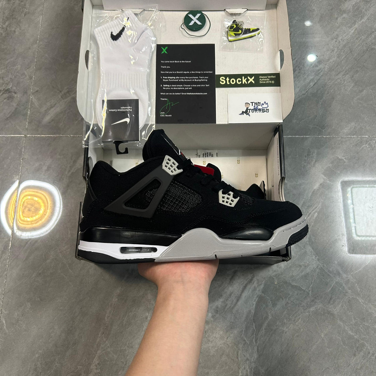 Nike Air Jordan 4 Retro 'Black Canvas'