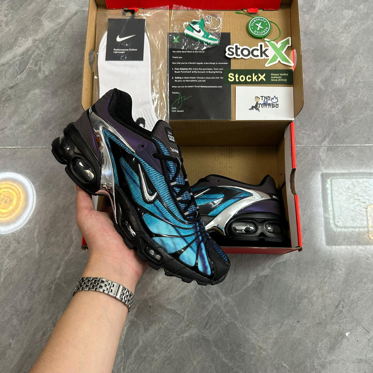SKEPTA x Air Max Tailwind V "Chrome Blue"