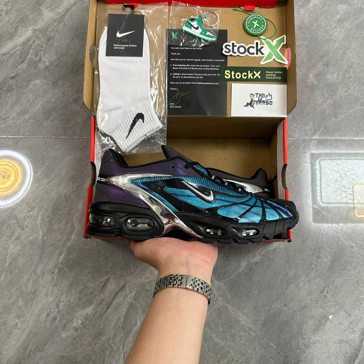 SKEPTA x Air Max Tailwind V "Chrome Blue"