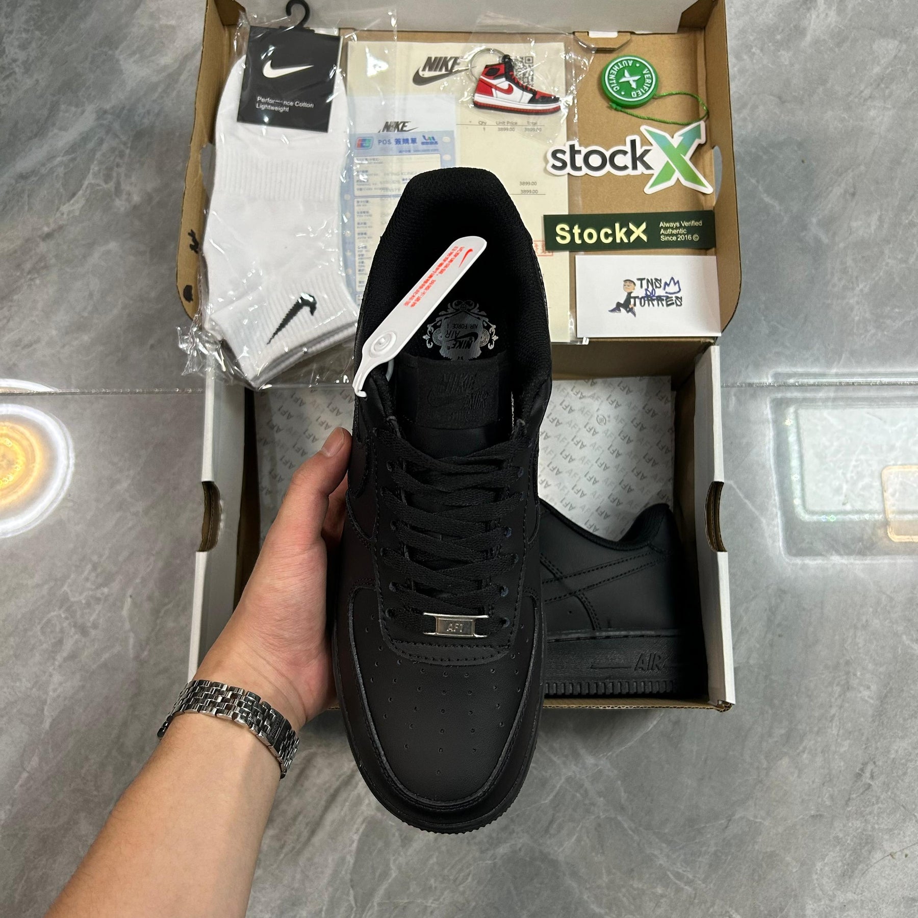 Nike Air Force 1 '07 'Triple Black'