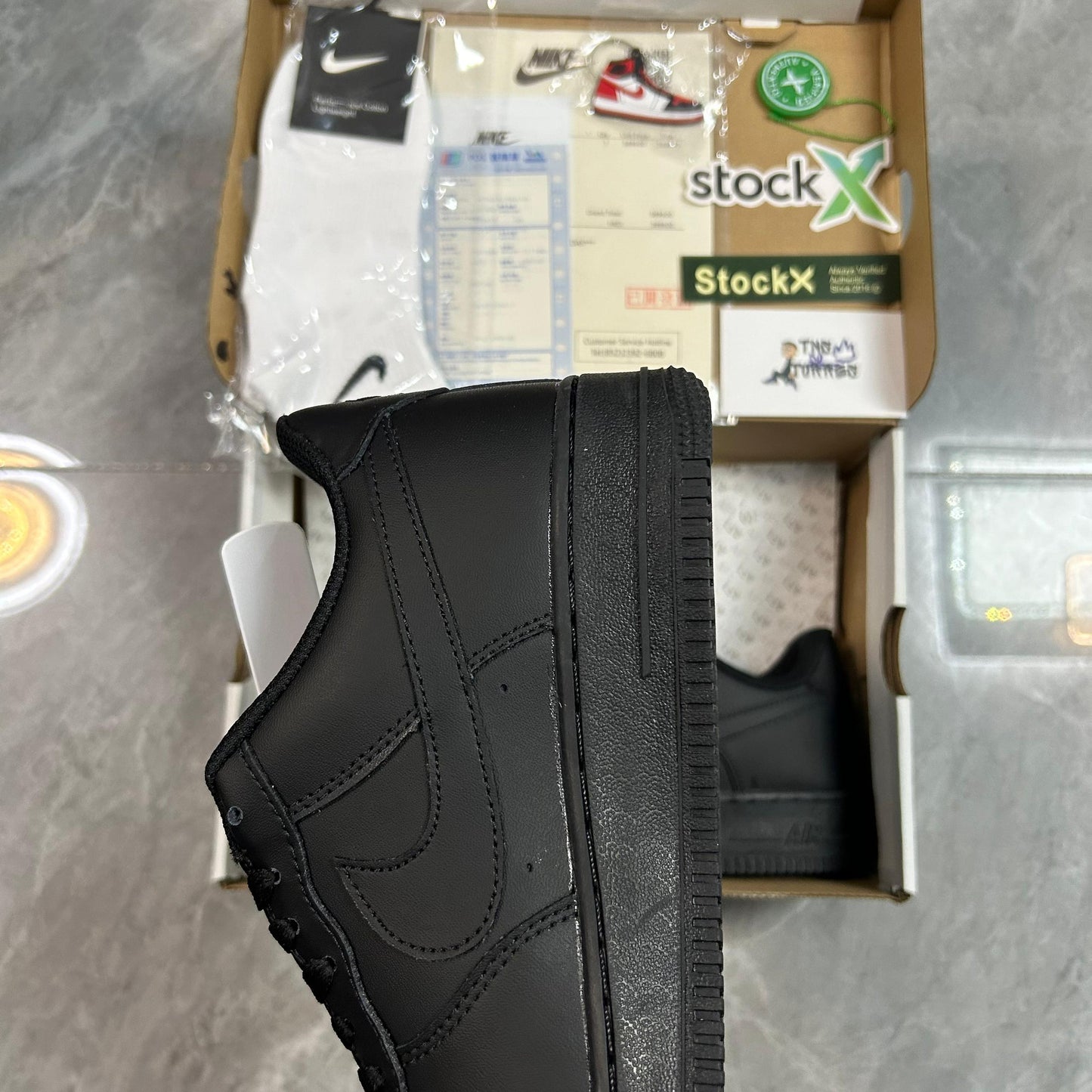 Nike Air Force 1 '07 'Triple Black' (QUALIDADE SUPERIOR)