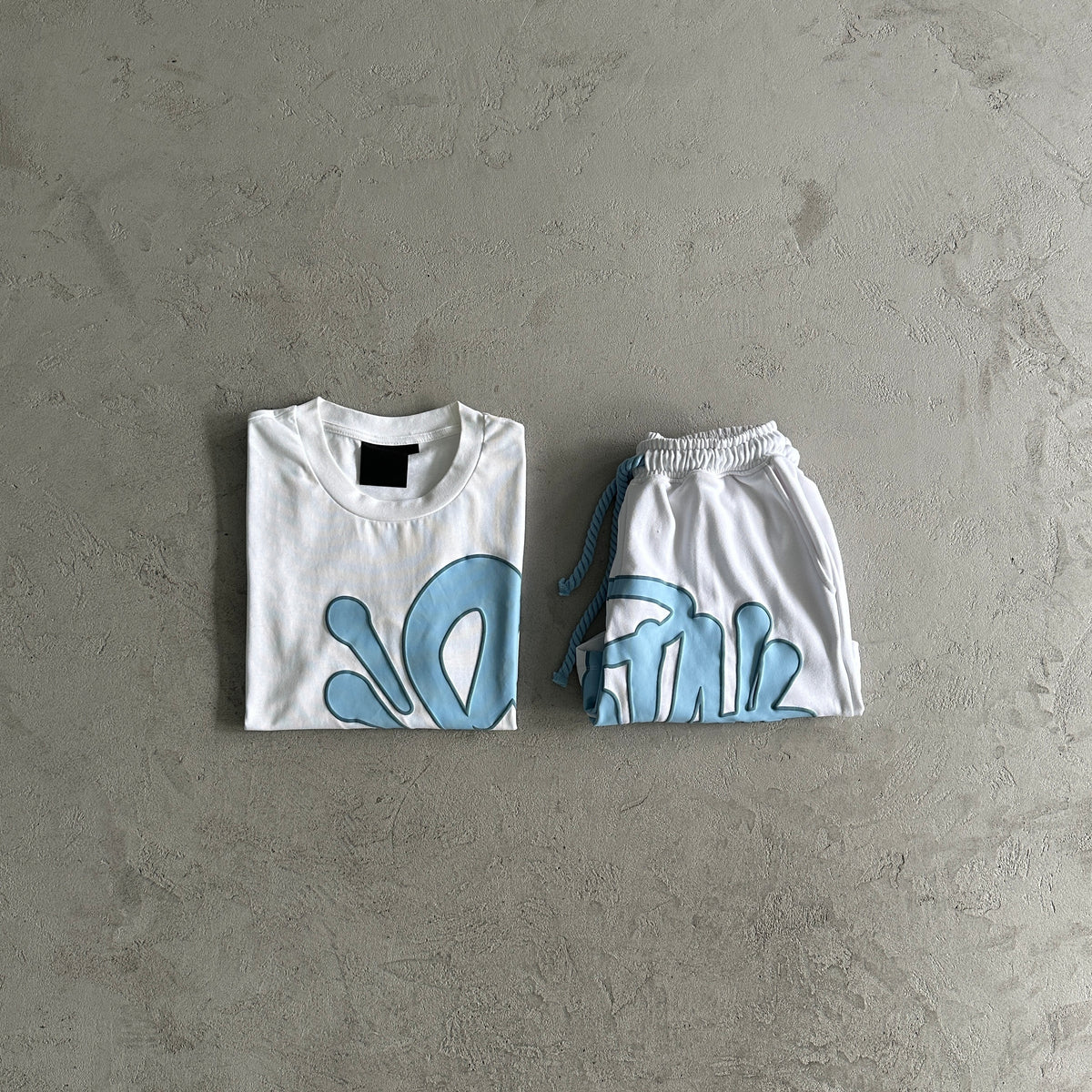 Synaworld Syna Logo Twinset "White/Blue"