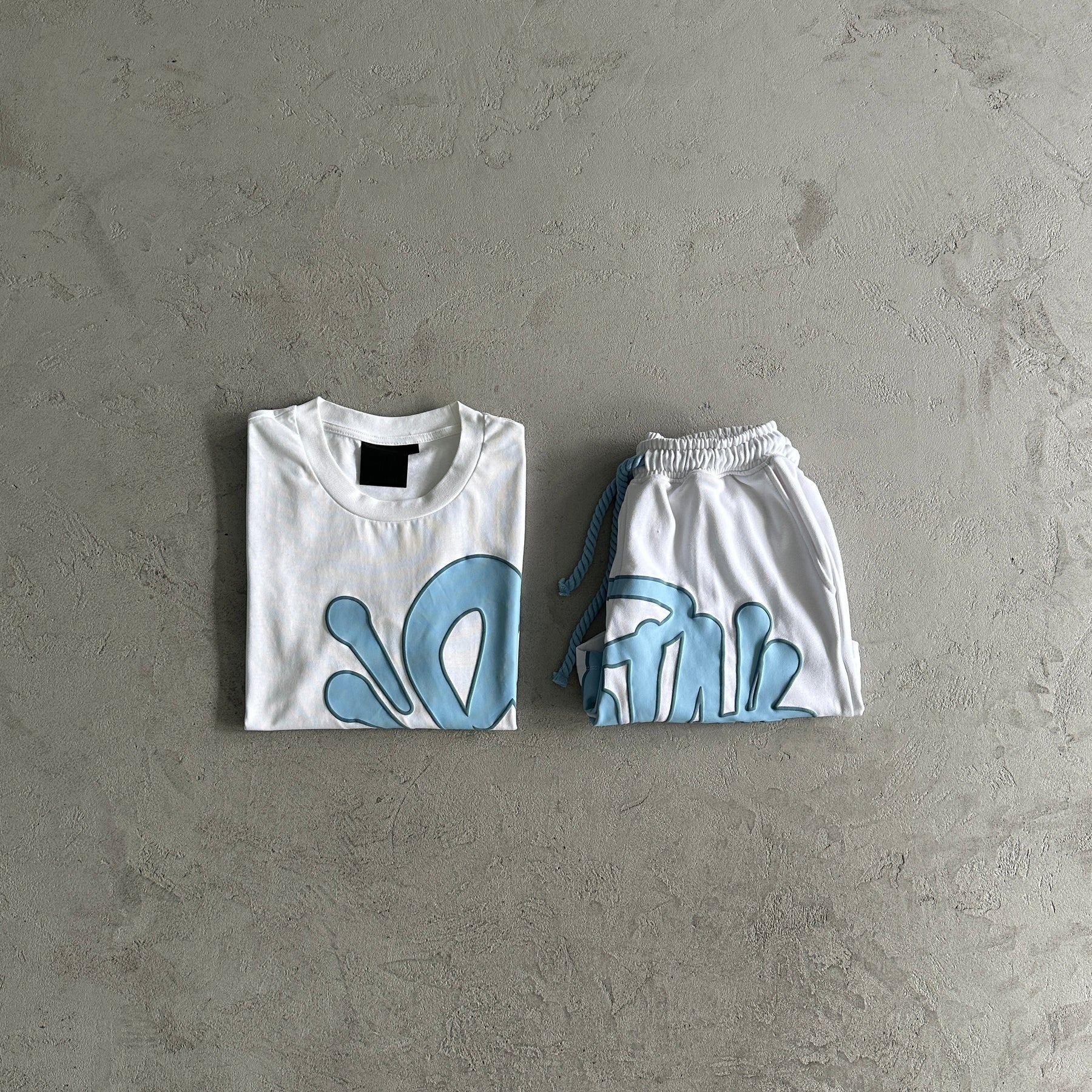 Synaworld Syna Logo Twinset "White/Blue"