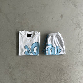 Synaworld Syna Logo Twinset "White/Blue"