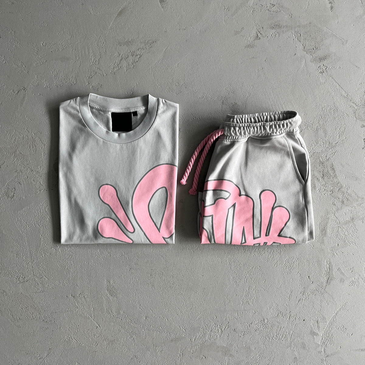 Synaworld Syna Logo Twinset "Grey/Pink"